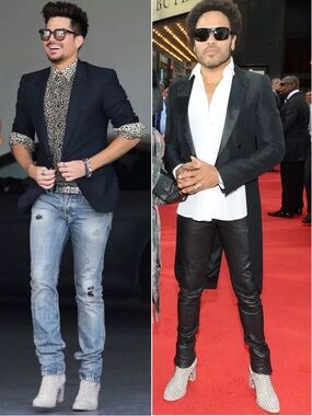 Louboutin: Suede Spike Studded Beige Ankle Boots (ASO Lenny Kravitz)